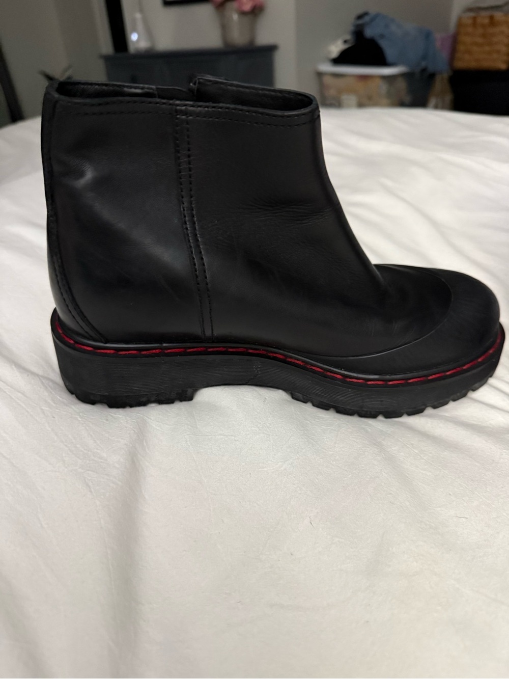 Authentic Prada Lug sole ankle boots